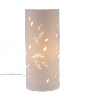 LAMPE TUBE FEUILLES GM 